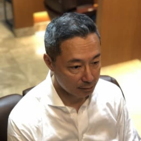 銀座50代メンズビジネスマンカットコース