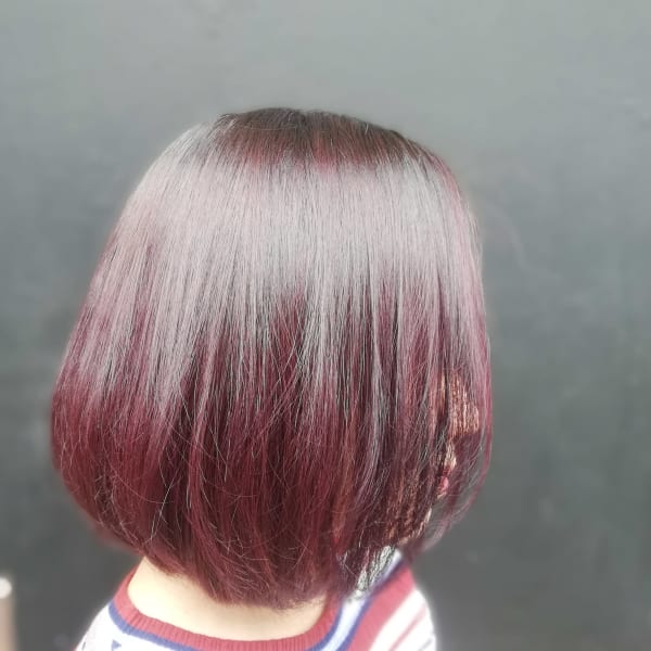 バイオレットアッシュ系カラーリング