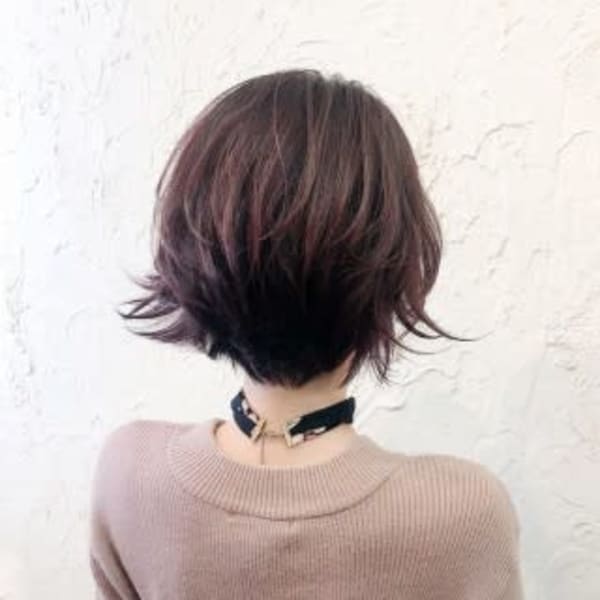 【flor 戸塚】*ハネ感+バイオレットショート*