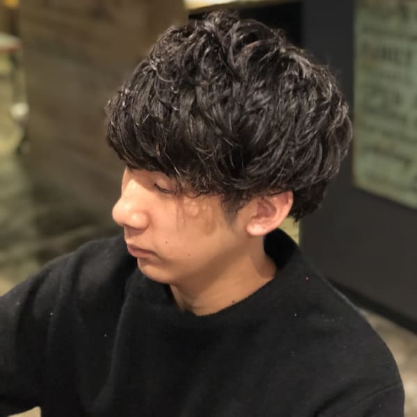 スパイラル×ツーブロック|AINM with tetote 御影店