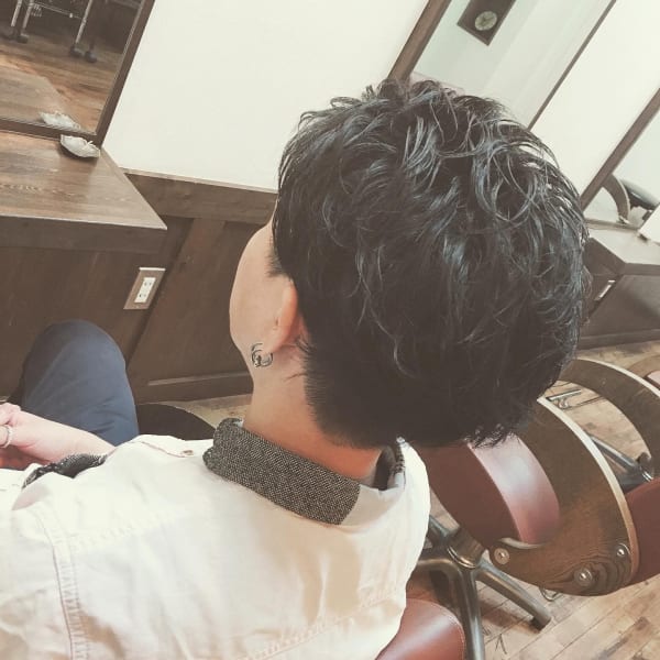 大人無造作ヘアー