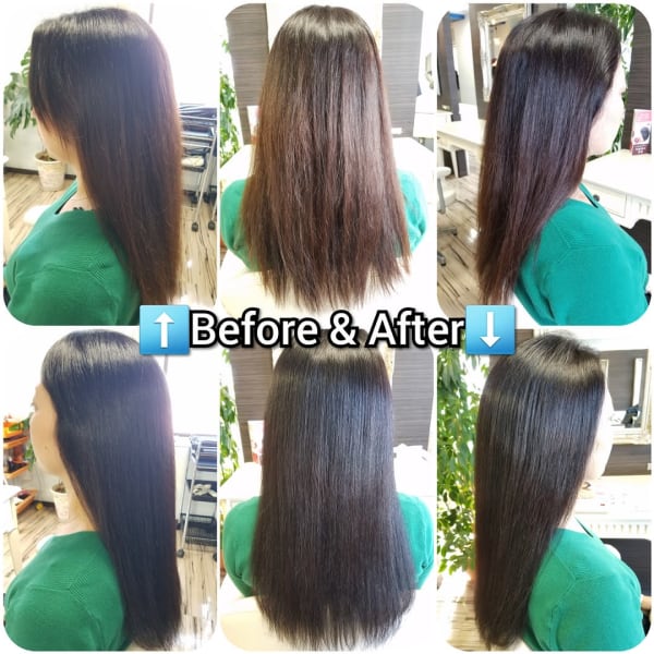 輝髪ザクロペインターは染まる、まとまる、ボリュームがでる3