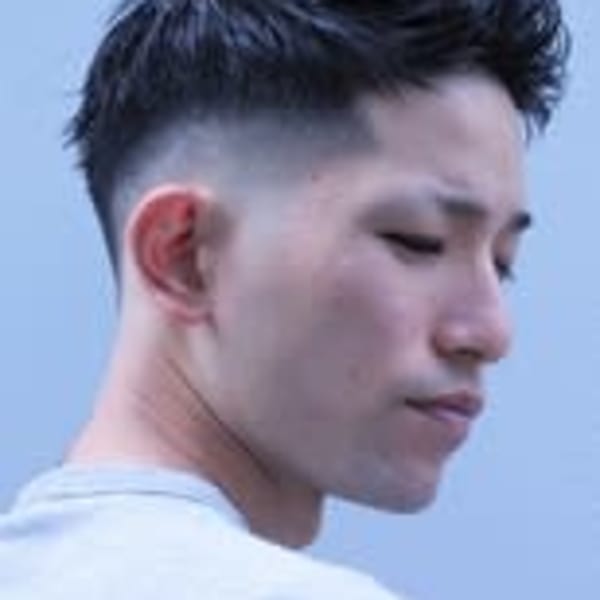 【GUZZLE OTA】ワイルドバングアップフェードスタイル