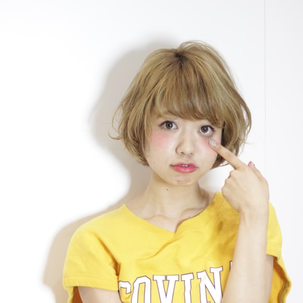 ハイトーン×ニュアンスショート