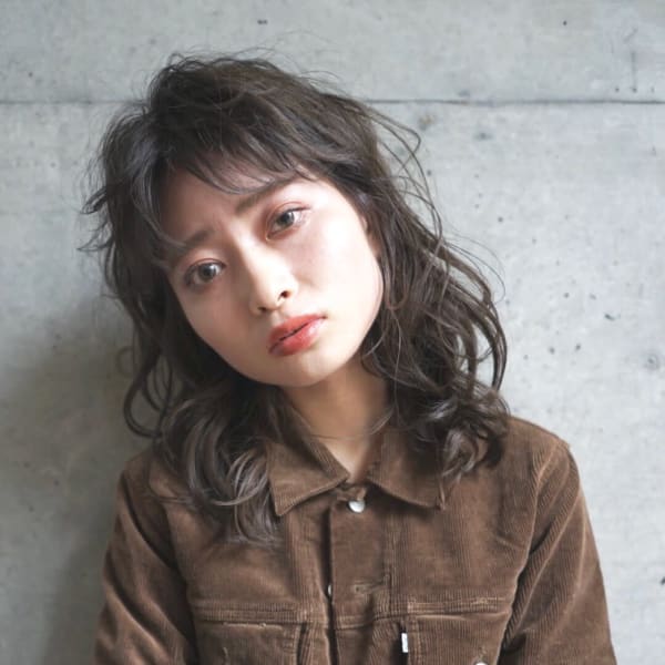 【オススメ順】40代/パーマ/外国人風/セミロングの髪型・ヘアスタイル 楽天ビューティ