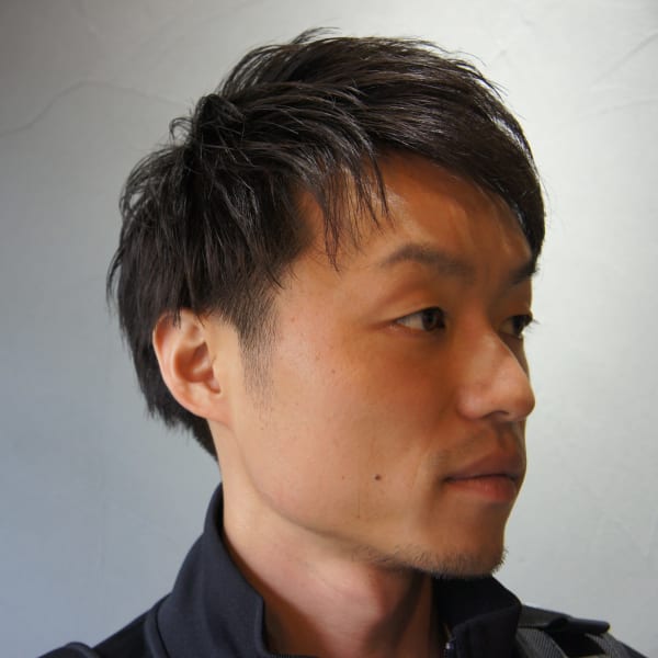 束感ツーブロックスタイル【メンズカット】