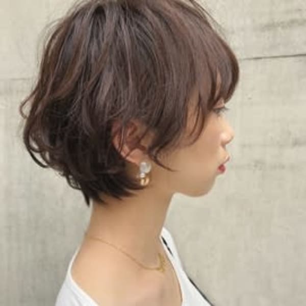 【Sourire 吉中真由美】大人ショート☆フォギーパーマ|半個室型美容室 Sourire 柚須店