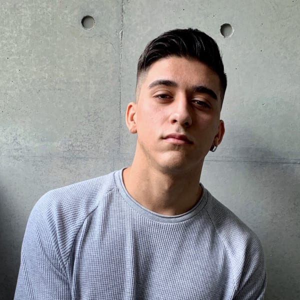 サイドパート × フェード