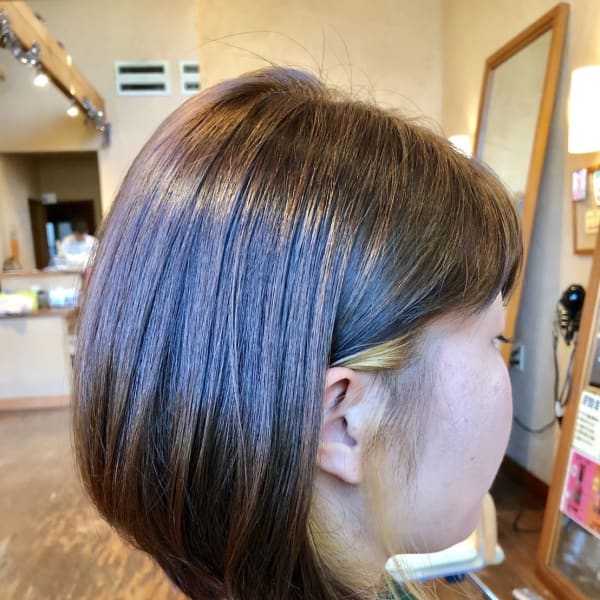 一つ上の大人可愛いグラボブ