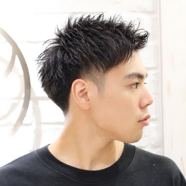 【マツナガ箱崎】サイドがキマる!ツーブロックショート|YOSHIZAWA Inc.HAKOZAKI