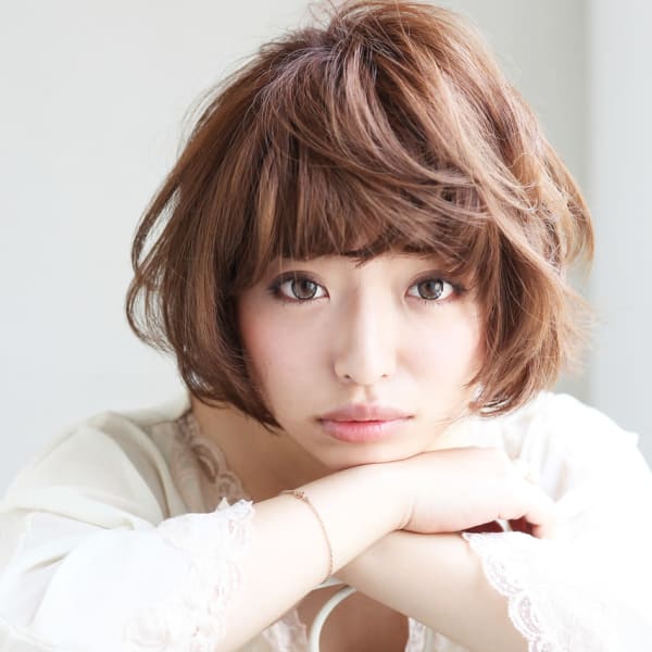 ミックスカール×ニュアンスパーマ【無造作カール】|Hair make rise; 阿倍野区 西田辺店