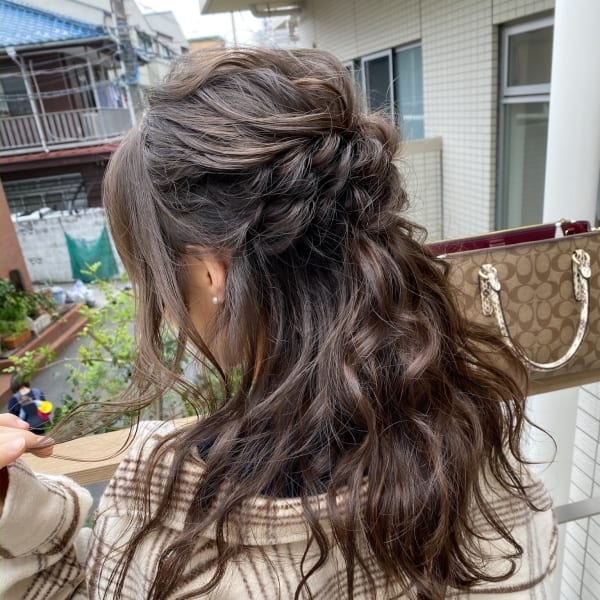 ☆ ゆるふわハーフアップ ☆