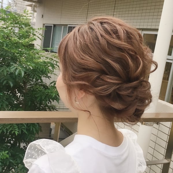 ゆるふわシニヨン☆☆