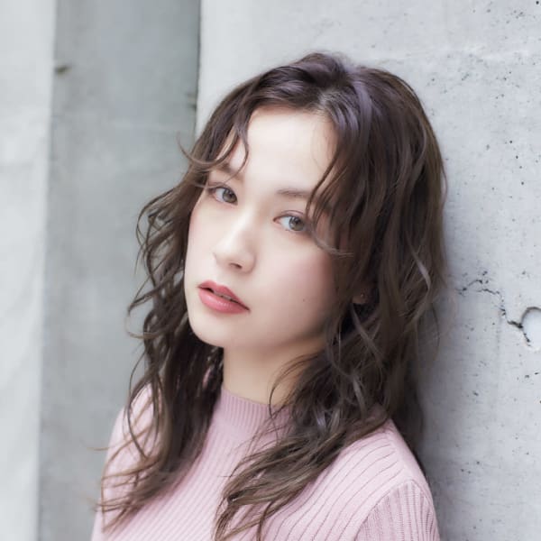 小顔 無造作カール  ボブディくびれセミディ|LiV HAIR SALON