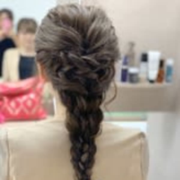 編みおろしアレンジ