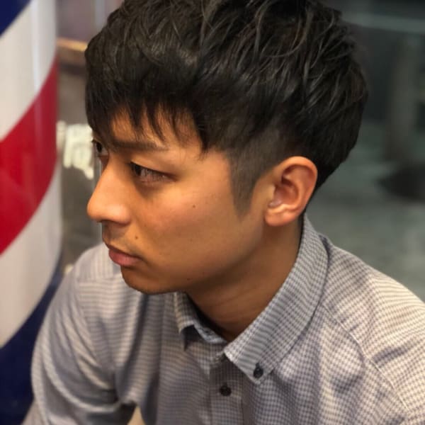 マッシュ風ツーブロック〈理容室〉〈八重洲〉〈日本橋〉