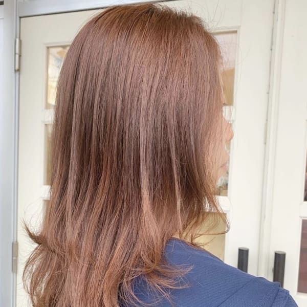 ベビーオレンジカラー☆柔らかい質感のあるお色です|HAIR and MAKE GRATIAE