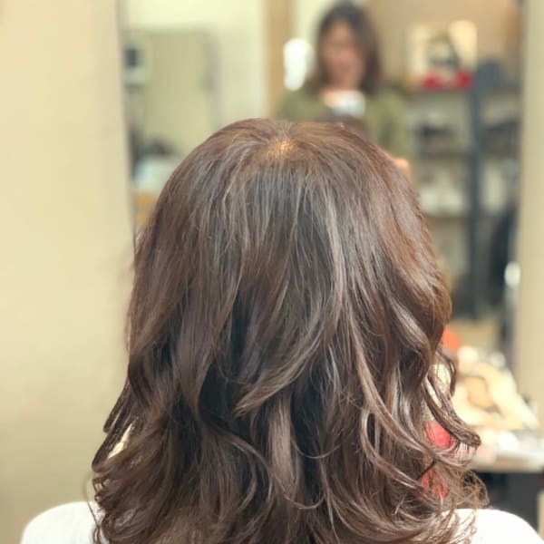 大きめカールのデジタルパーマ|-HAIR-Jubilee