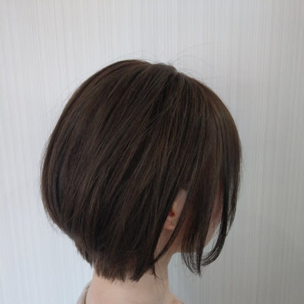 前下がり 小顔 ボブ 【伊勢崎美容室】