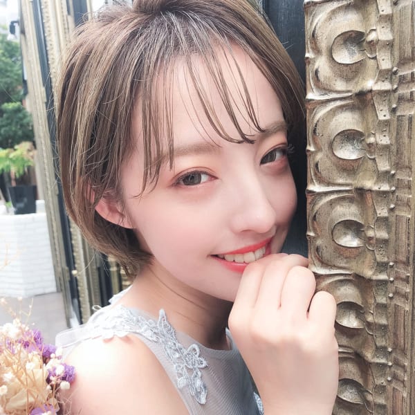 シースルーバングナチュラルショートボブ☆