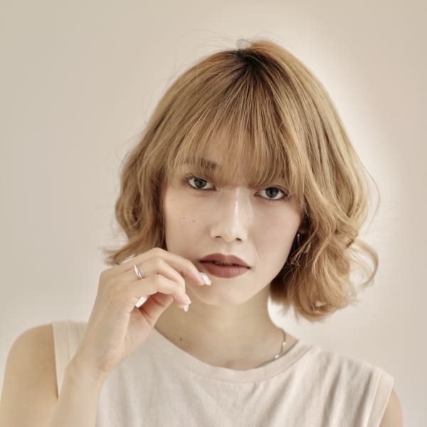 大人綺麗なミックスボブ