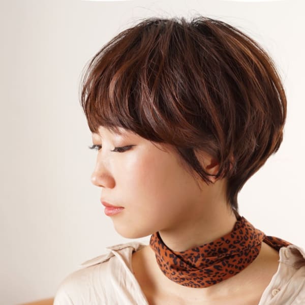 オススメ順 30代 マッシュ ショートの髪型 ヘアスタイル 楽天ビューティ