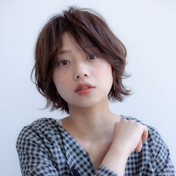 【誰でもきまる！！】無造作小顔ショートボブ