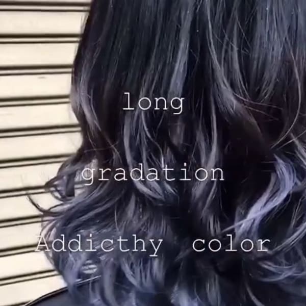 ネイビーブルーグラデーションカラー