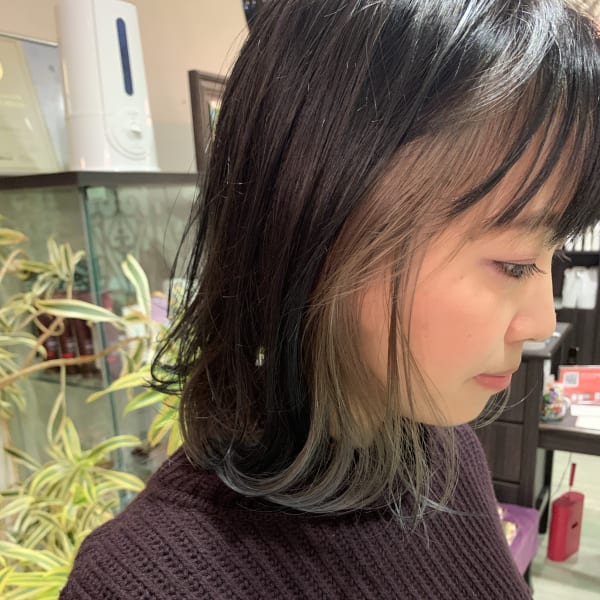 ハイコントラストインナーカラー|MY hair design