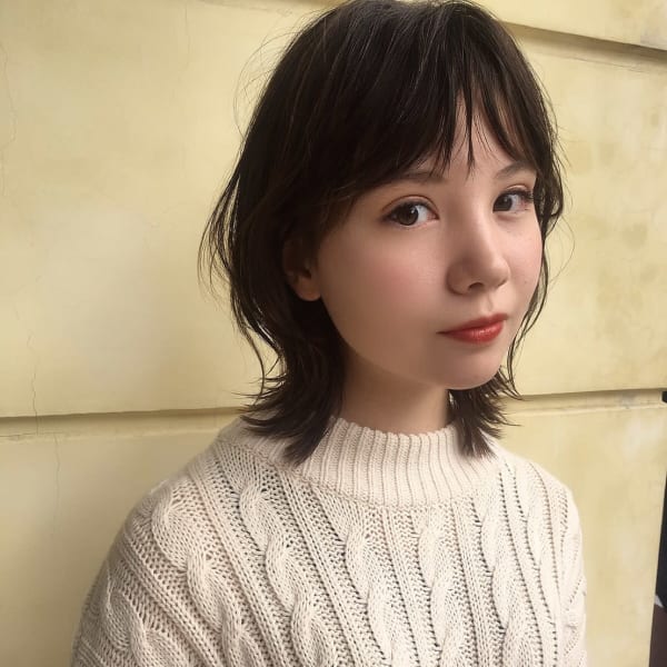 大人ウルフレイヤーボブミディ 59