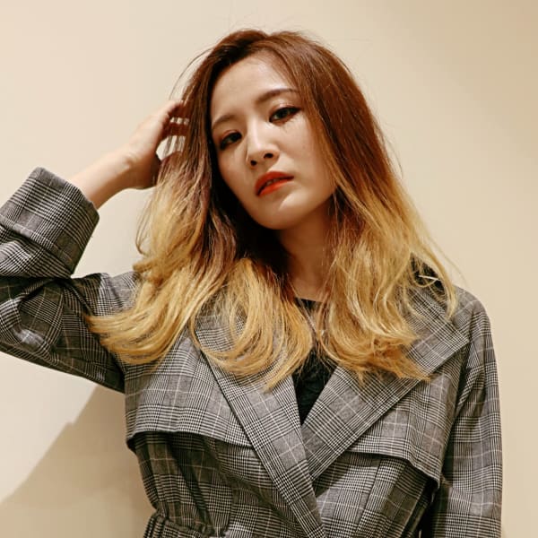 ロシア人風mixグラデ|LAMP HAIR