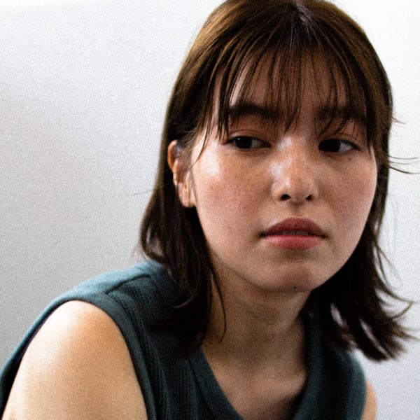 小顔カット_マニッシュ _フレンチボブ _美髪_ネイビーカラ|acoron 新宿