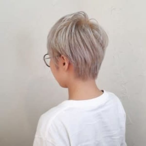 【reir下北沢】*マニッシュショート+ペールホワイト*
