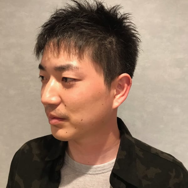 ソフト刈り上げシショート【メンズカット】