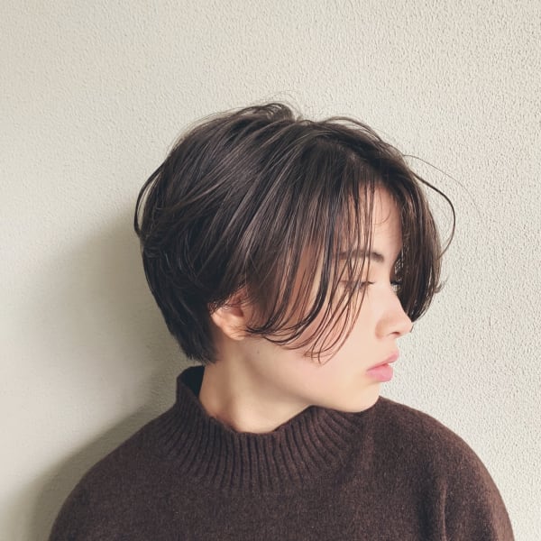 ショート人気No1大人ハンサムショート【apish長谷川】|apish kokubunji