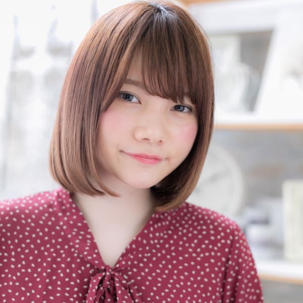 朝楽♪大人かわいいナチュラルボブスタイル 小顔