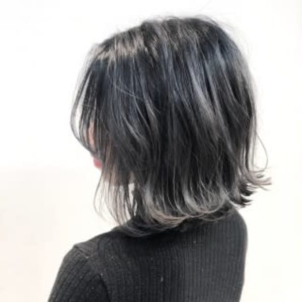 Lia&清水大誠　外ハネグレージュグラデーション