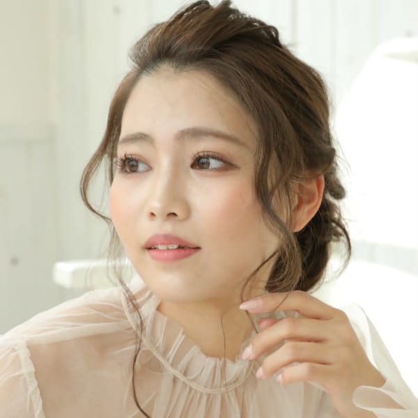 #エレガント#へアセット#ミルクティーベージュ#ガレット梅田