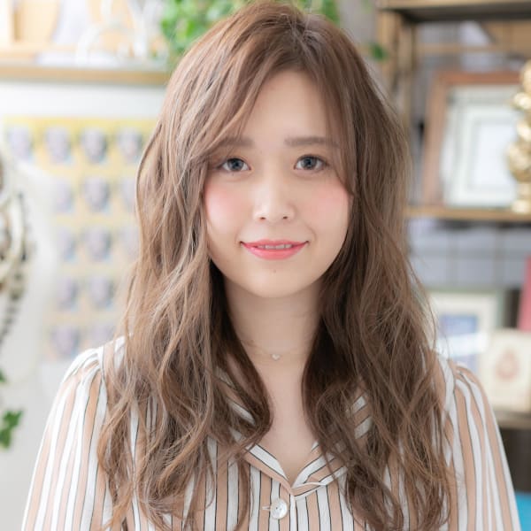 大人かわいい＊アシンメトリーラフウェーブ　ルーズ