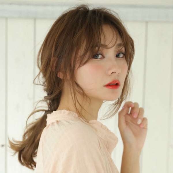 オススメ順 30代 ヘアアレンジ レッド ピンクの髪型 ヘアスタイル