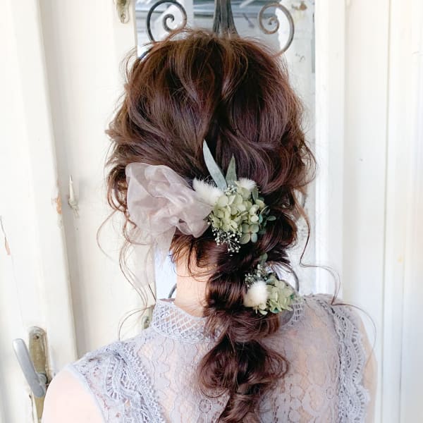 ふわもこ編みおろしアレンジ