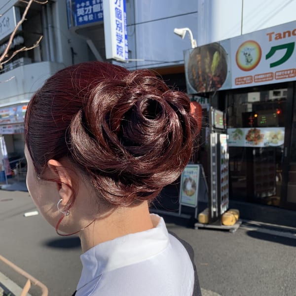 ヘアセット ばらヘアー