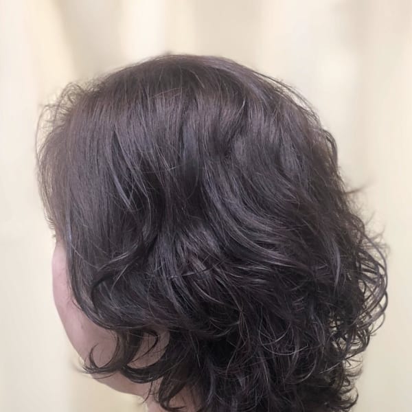 《エレガント系ウルフボブ》酵素パーマ&カラーリング