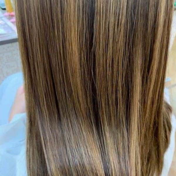 ブリーチ毛にもかけられる縮毛矯正R5(縮毛矯正のみ)