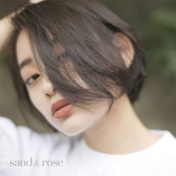 しっかりと大人めボブ