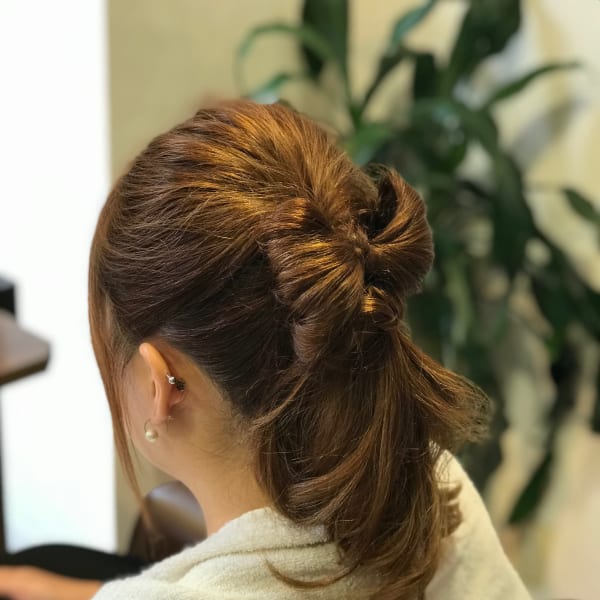 リボンアップスタイル