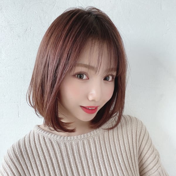 卵型面長 の方に似合う美髪ロブby橋本圭司 Thoiry 栄 ソワリーサカエ のヘアスタイル 美容院 美容室を予約するなら楽天ビューティ