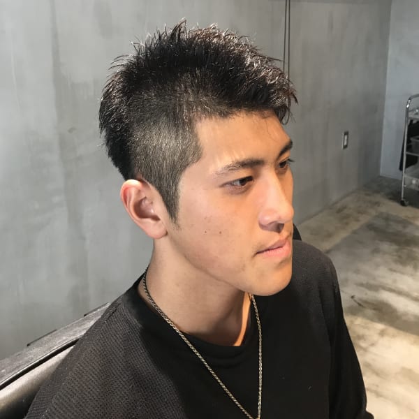 爽やかサイド刈上げバング