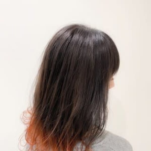 【flor 戸塚】*ネズコグラデーション+キュアオレンジ*