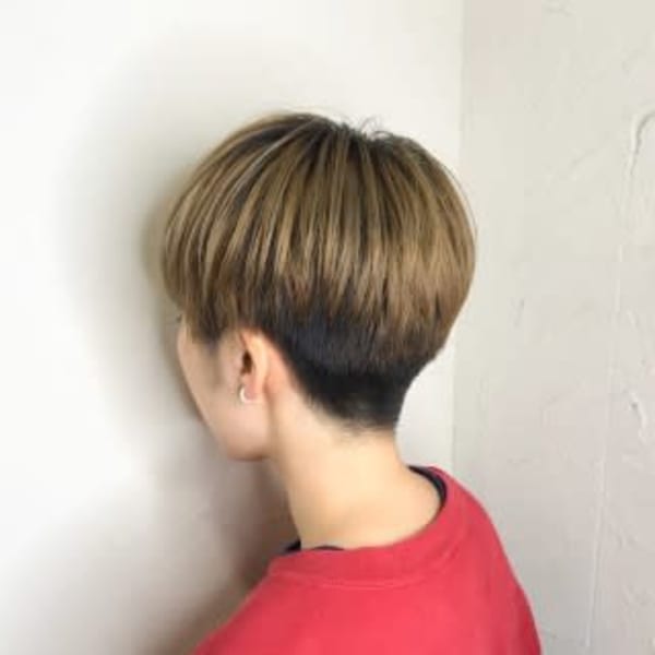 【reir下北沢】*マニッシュショート+ブロンド*